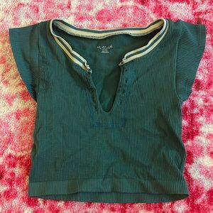 urban outfitters go for gold seamless top